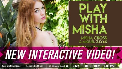 Play With Misha Sensual Blonde Babe Porn Adventure VR Porn Video