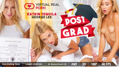 Post Grad Russian Chick Virtual Reality Anal Creampie VR Porn Video